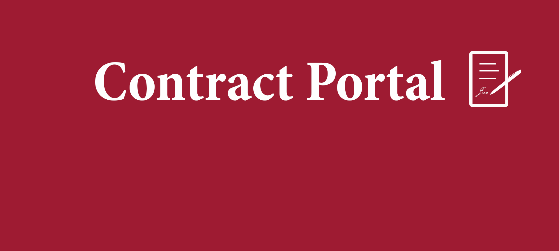 Contract Portal